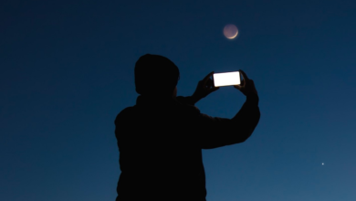 Tirar foto da lua com iPhone