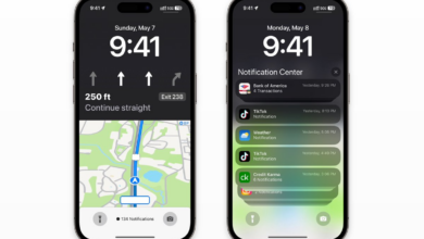iOS 17 terá interface renovada do Apple Maps na tela de bloqueio