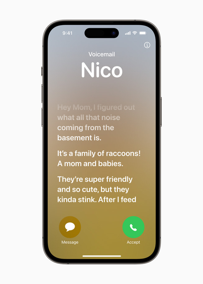 Conheça os novos recursos do iOS 17 Live Voicemail