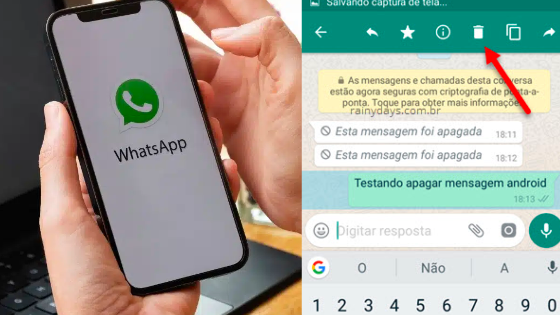 Como ver mensagens apagadas no WhatsApp