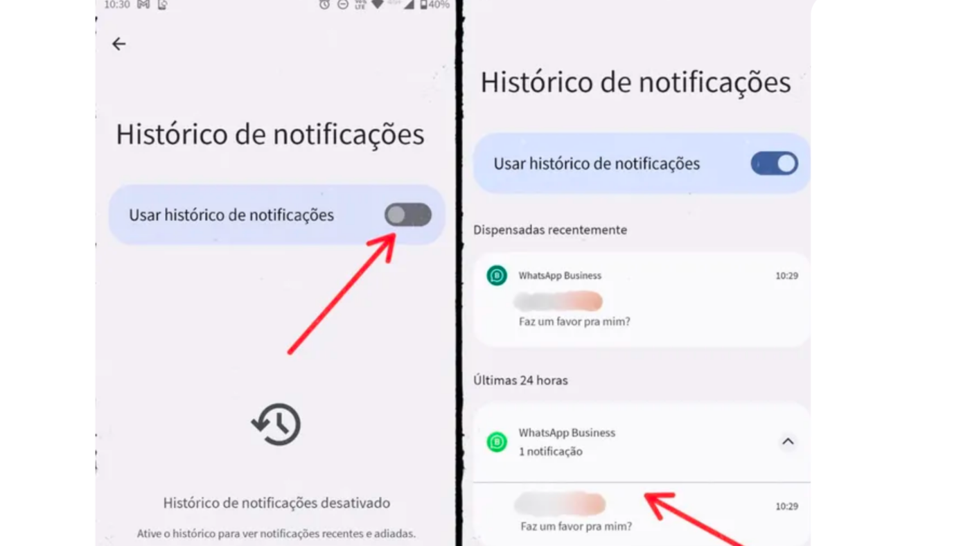 Configurar para ver mensagens apagadas no WhatsApp