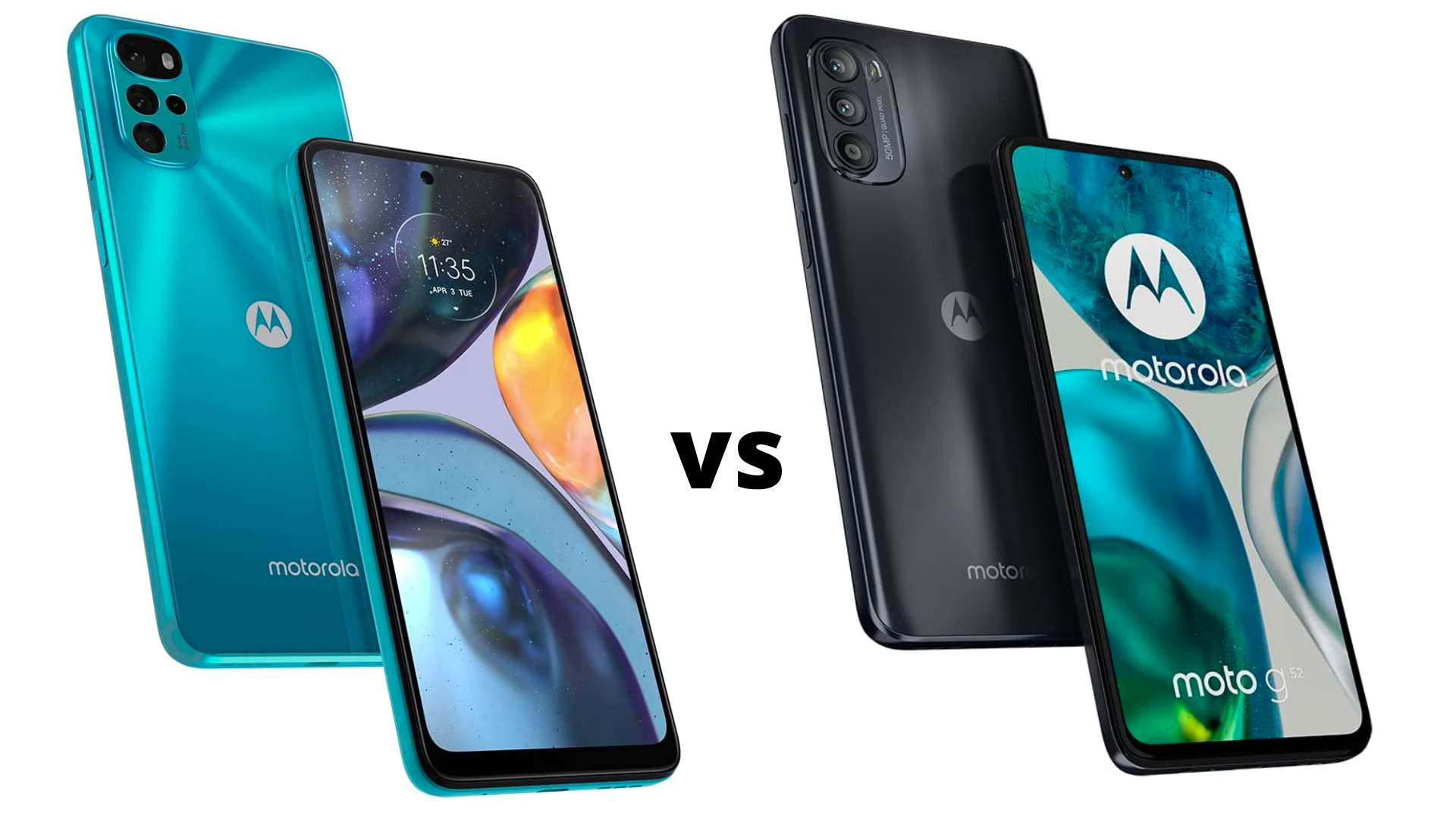 Motorola Moto G22 vs G52