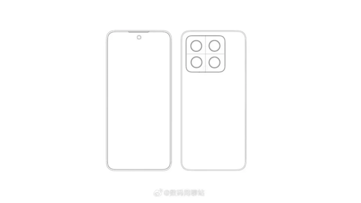 Xiaomi 14 design traseiro e frontal