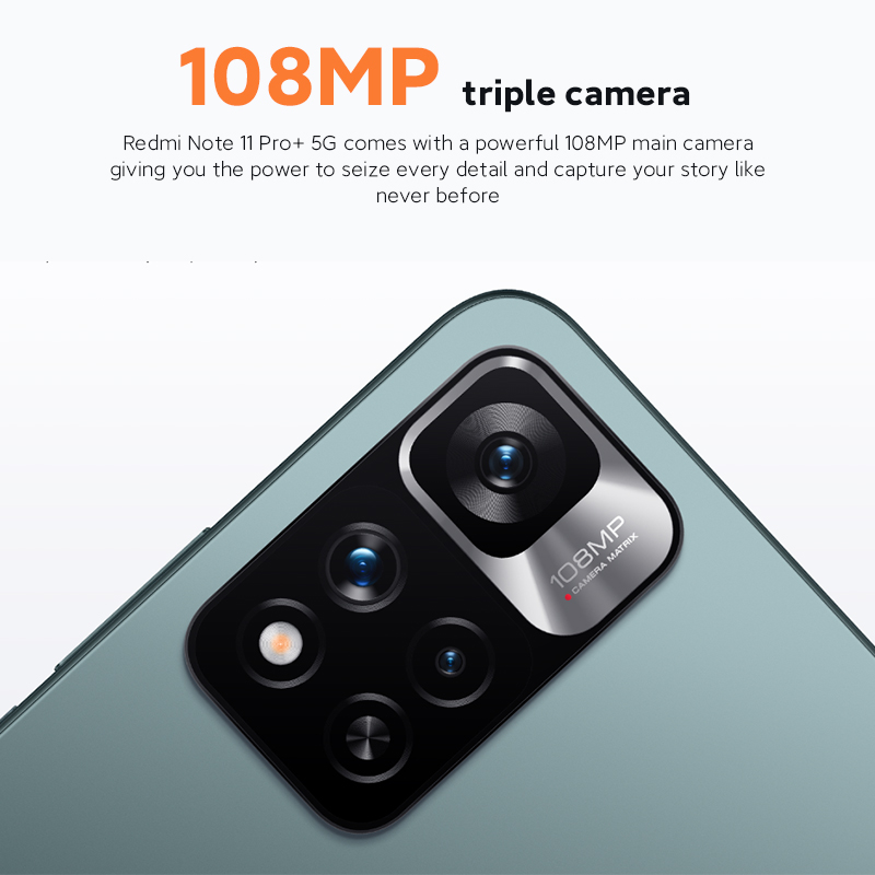 Câmera do Redmi Note 11 Pro+.