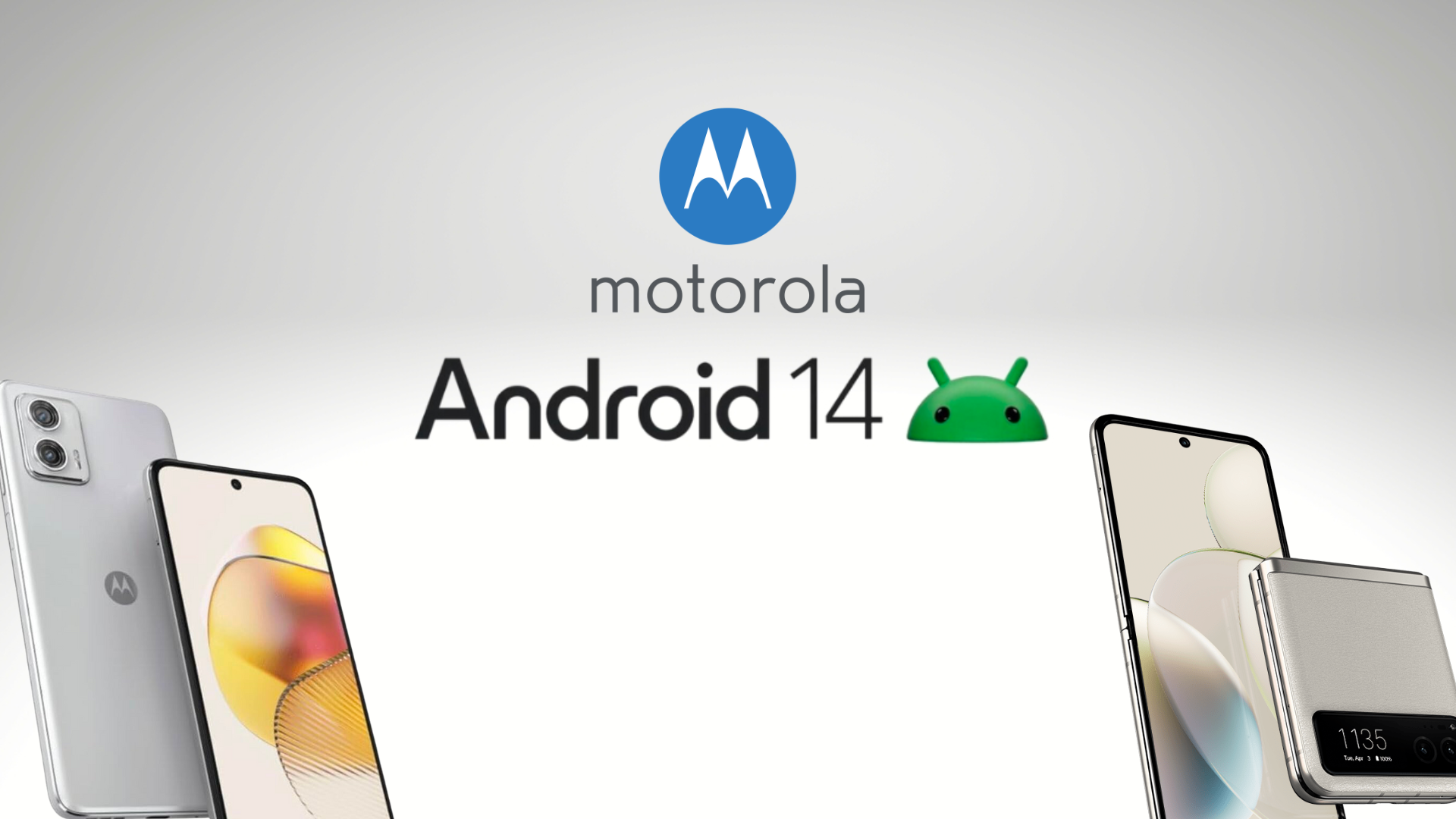 Celulares da Motorola que vão receber o Android 14
