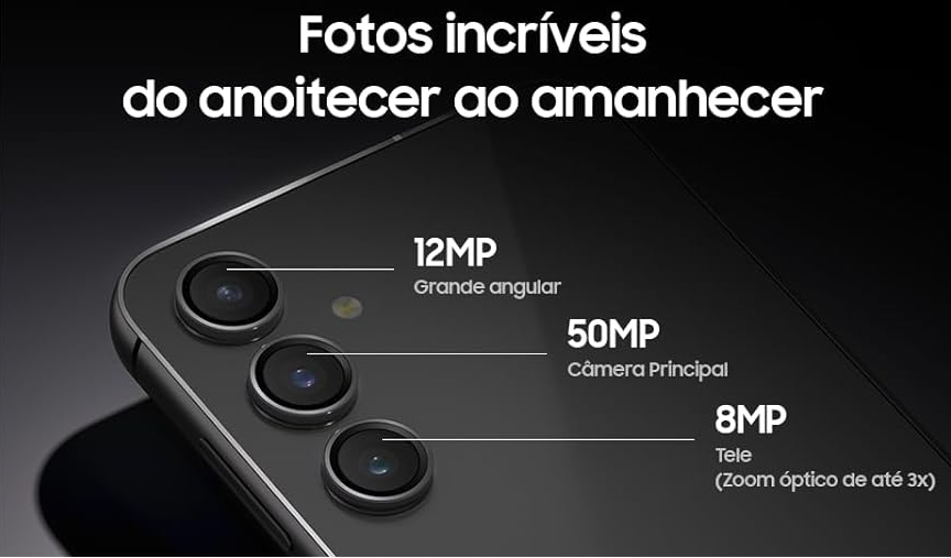 Especificação das câmeras do Galaxy S23 FE