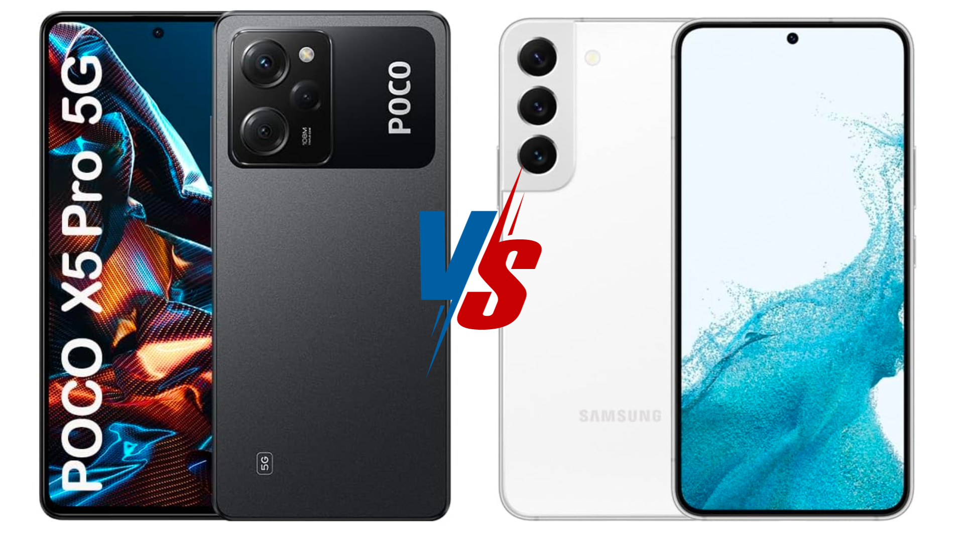 Poco X5 Pro x Samsung Galaxy S22