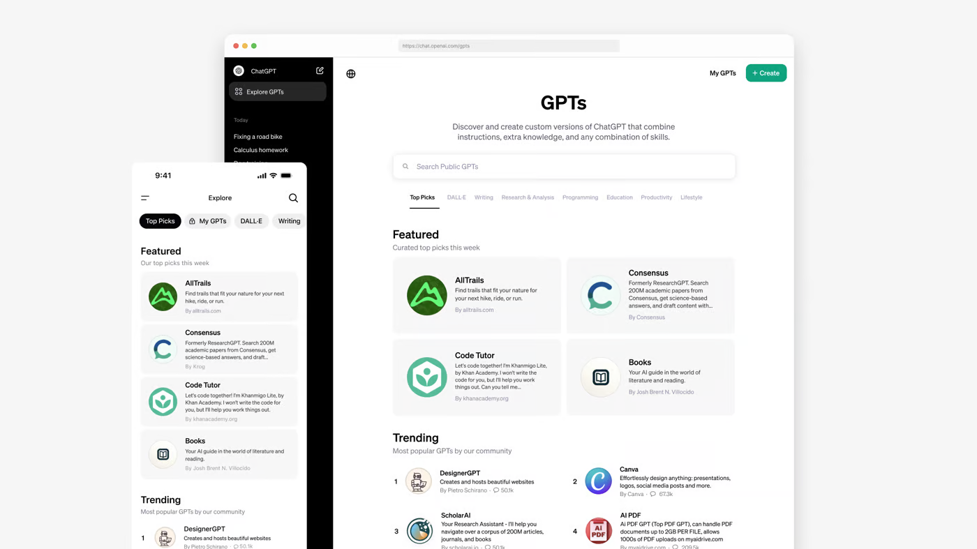 OpenAi lança o Equipe ChatGPT e o GPT Store.